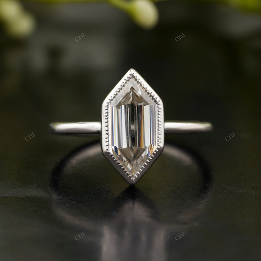 Marquise Lab Grown Diamond Bezel Set Ring
