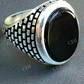 Black Onyx Moissanite Hip Hop Ring  customdiamjewel   
