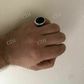 Black Onyx Moissanite Hip Hop Ring  customdiamjewel   