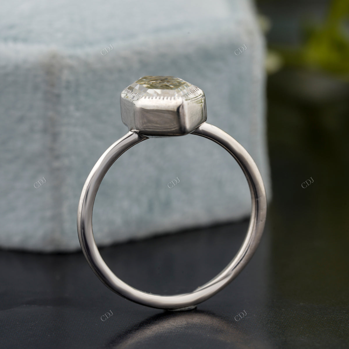 Marquise Lab Grown Diamond Bezel Set Ring