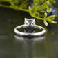 Cushion Lab-Grown Diamond Solitaire Ring