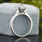 Cushion Lab-Grown Diamond Solitaire Ring