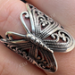 Butterfly Shaped Sterling Silver Hip Hop Ring  customdiamjewel   