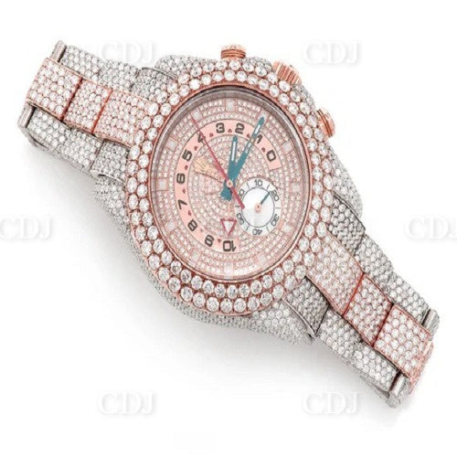 Buss Down VVS Moissanite Diamond Watch Luxury Jewelry for Him customdiamjewel