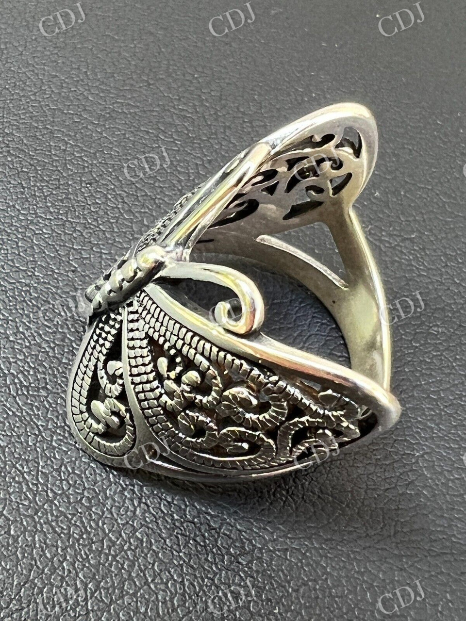 Butterfly Shaped Sterling Silver Hip Hop Ring  customdiamjewel   