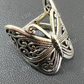Butterfly Shaped Sterling Silver Hip Hop Ring  customdiamjewel   