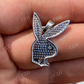 Hip Hop Playboy Bunny Diamond Pendant For Women  customdiamjewel   