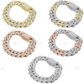925 Silver VVS Moissanite Iced Out Cuban Bracelet hip hop jewelry customdiamjewel