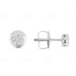 0.15 CT Flower Set Moissanite Stud Earrings Stud earrings CustomDiamJewel