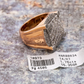 Luxury Round Baguette 925 Silver Halo Ring hip hop jewelry customdiamjewel