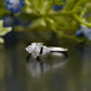 Pear Lab-Grown Diamond Three-Stone Ring customdiamjewel
