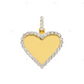 Sterling Silver Heart Picture Pendant hip hop jewelry CustomDiamJewel