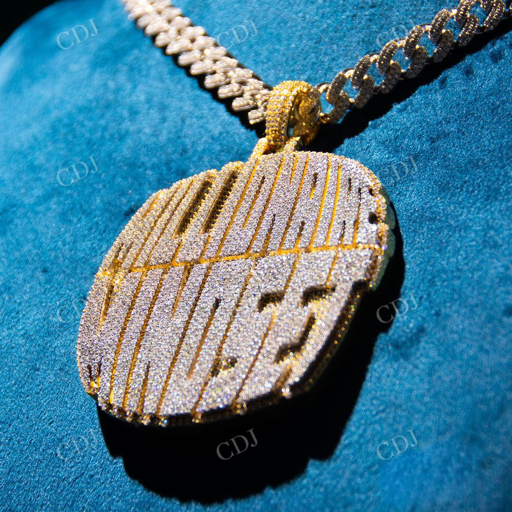 Customize Millionaire Mindset Hip Hop Diamond Pendant  customdiamjewel   