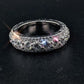 D VVS Moissanite Full Eternity Gold Wedding Band Wedding Band CustomDiamJewel   