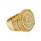 4.00 CTW 925 Sterling Silver Iced Out Moissanite ring Hip Hop Ring customdiamjewel