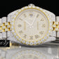 VVS Moissanite Bust Down Wrist Watch customdiamjewel