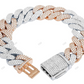 925 Silver VVS Moissanite Iced Out Cuban Bracelet hip hop jewelry customdiamjewel