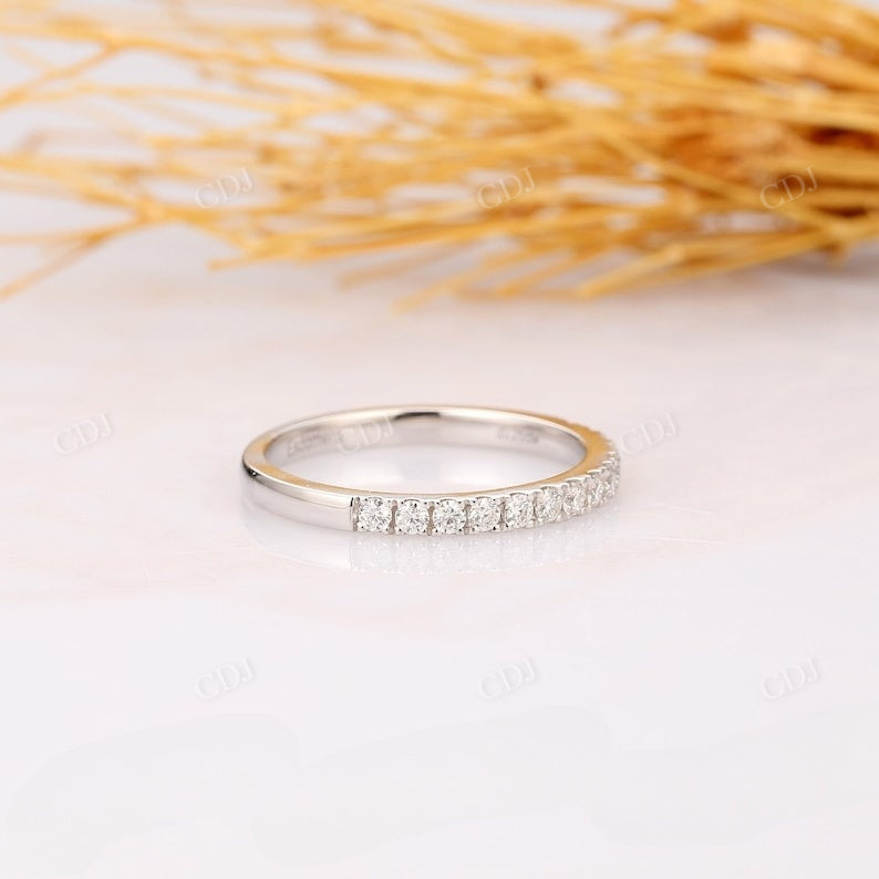 0.25CTW Lab Grown Diamond Half Eternity Wedding Band  customdiamjewel   