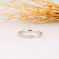 0.25CTW Lab Grown Diamond Half Eternity Wedding Band  customdiamjewel   