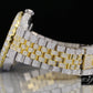 VVS Moissanite Bust Down Wrist Watch customdiamjewel