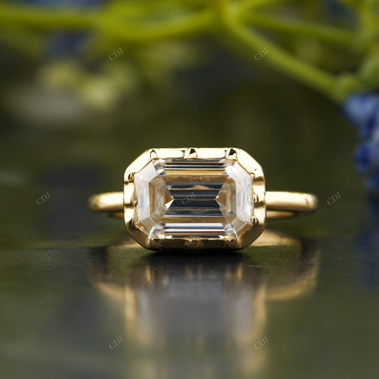 East West Lab-Grown Diamond Ring