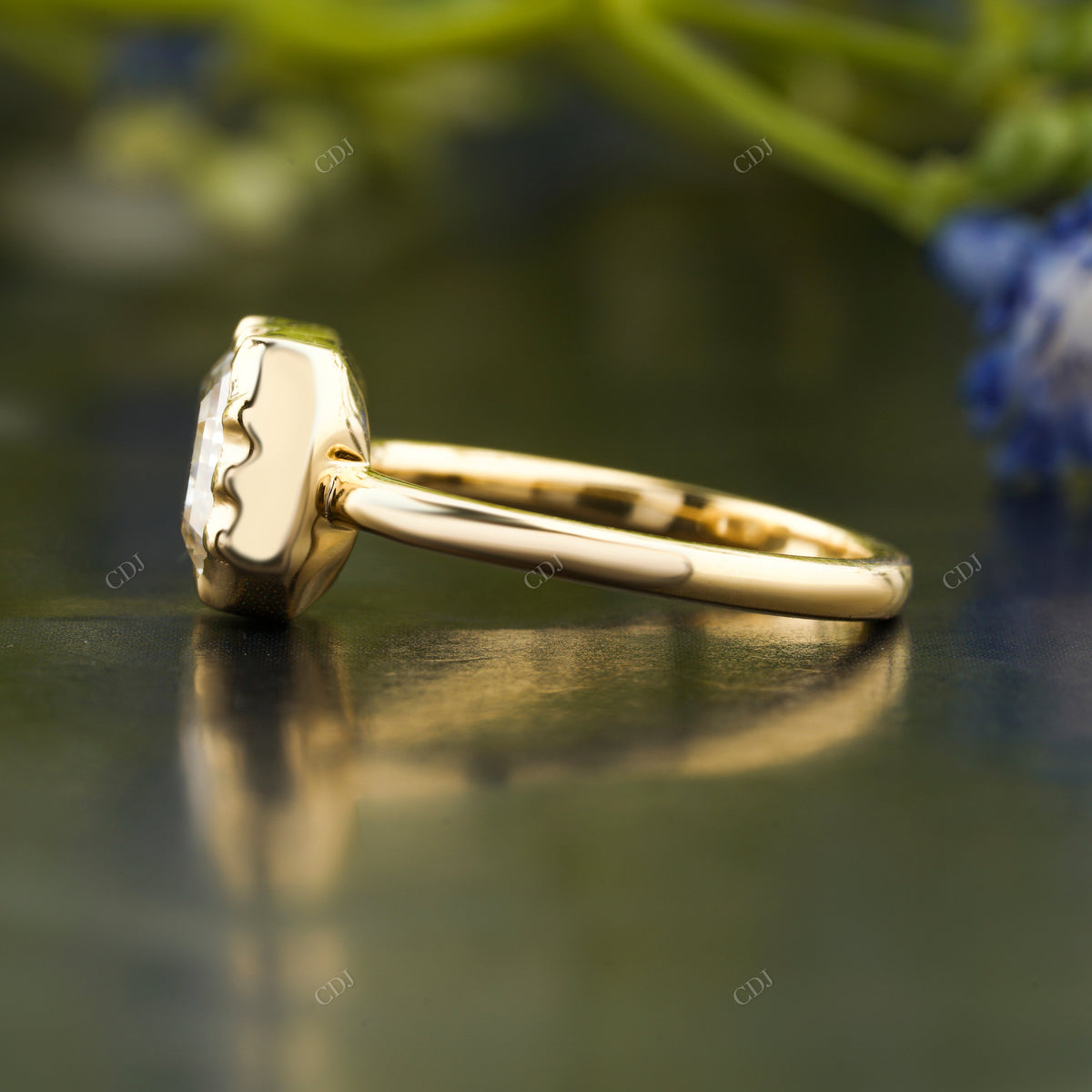 East West Lab-Grown Diamond Ring
