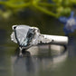 Trillion Moissanite Diamond Solitaire Ring