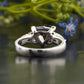 Trillion Moissanite Diamond Solitaire Ring