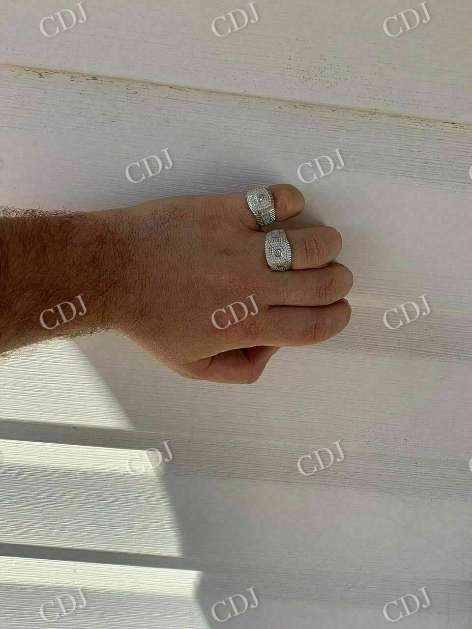 Round Moissanite Diamond Ring  customdiamjewel   