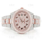 GRA Certified Rolex Oyster Arabic Digit Watch customdiamjewel