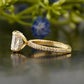 Cushion Lab-Grown Diamond Ring