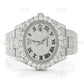 VVS Men Moissanite Full White Rolex Customized Watch customdiamjewel