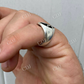 Sterling Silver Hip Hop Ring For Men  customdiamjewel   