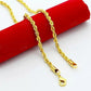 14K Yellow Gold Twisted Rope Chain for Mens hip hop jewelry CustomDiamJewel