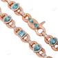 14K Rose Gold Natural Diamond Titanic Chain hip hop jewelry CustomDiamJewel