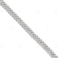 925 Silver 1 Row Moissanite Cuban Link Chain CustomDiamJewel