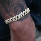 10MM Diamond Yellow Gold Cuban Link Bracelet For Men  customdiamjewel   