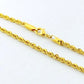 14K Yellow Gold Twisted Rope Chain for Mens hip hop jewelry CustomDiamJewel