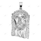 Moissanite Gold Plated Hip Hop Jesus Pendant hip hop jewelry CustomDiamJewel