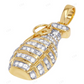 Custom S925 Silver Moissanite Grenade Pendant CustomDiamJewel