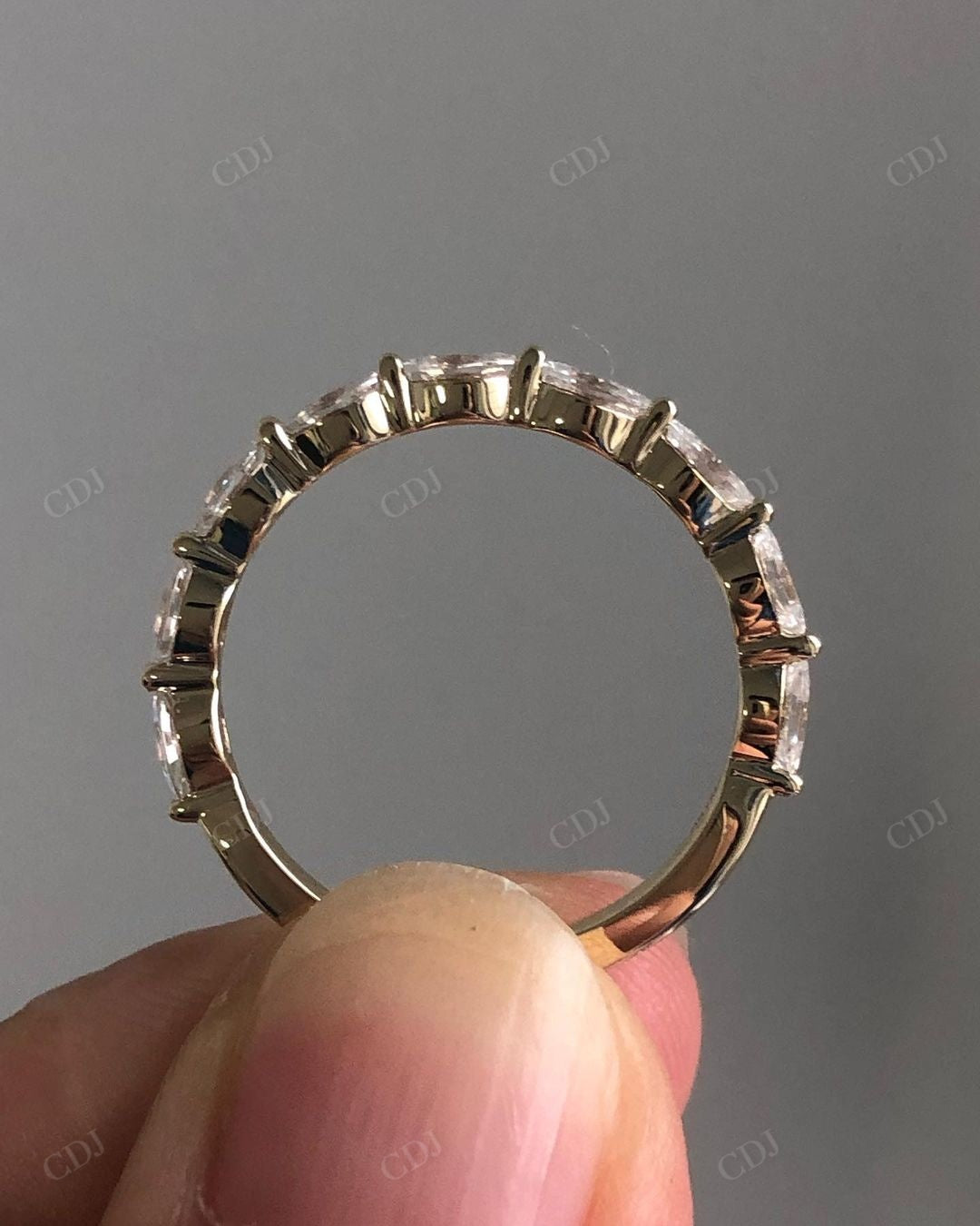 Classic Marquise Cut Lab Grown Diamond Band customdiamjewel