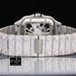 VVS Moissanite Studded Cartier Rose Gold Plated Diamond Watch customdiamjewel