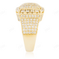 14K Yellow Gold Real Diamond Hip Hop Ring For Men hip hop jewelry CustomDiamJewel