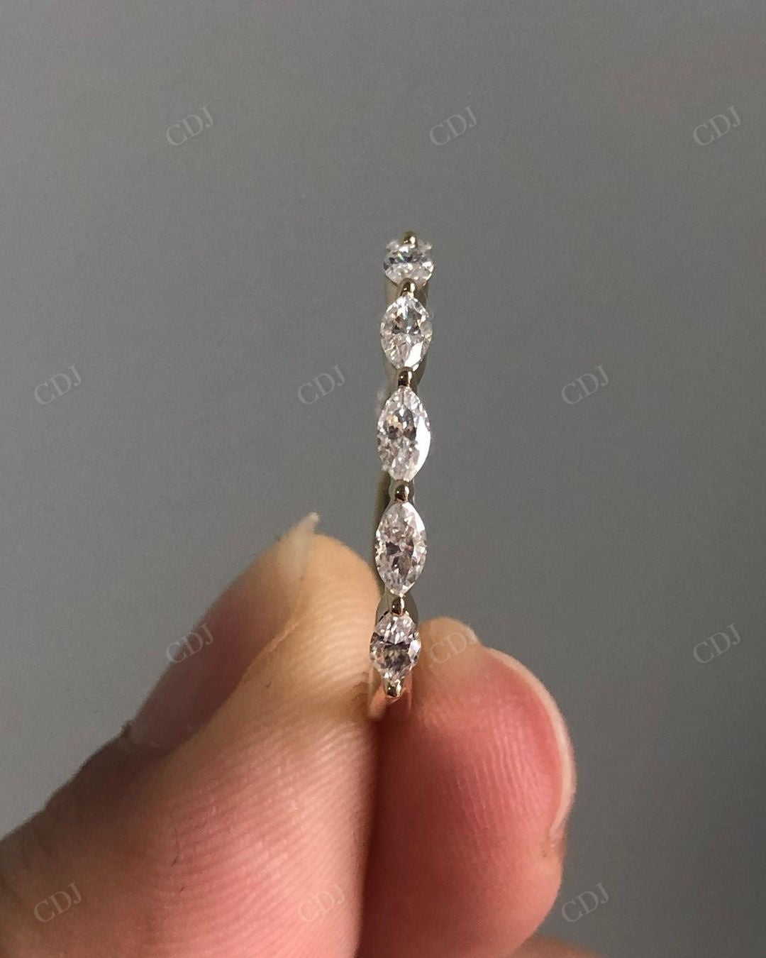 Classic Marquise Cut Lab Grown Diamond Band customdiamjewel