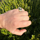 Natural Diamond 14K Gold Ring  customdiamjewel   