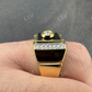 Natural Diamond 14K Gold Ring  customdiamjewel   