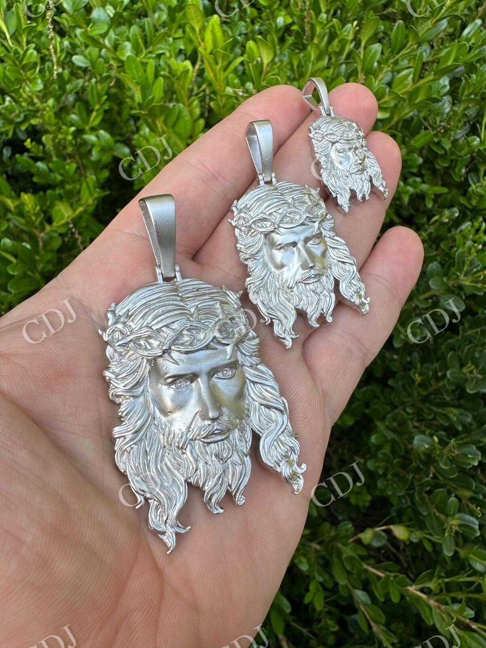 Hip Hop Plain Jesus Piece Pendant  customdiamjewel   