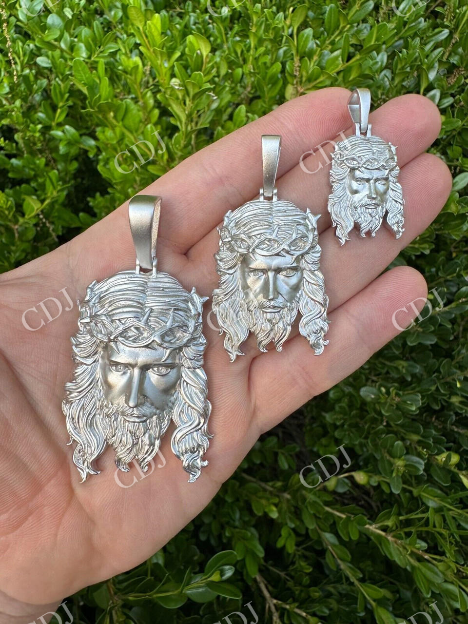 Hip Hop Plain Jesus Piece Pendant  customdiamjewel   