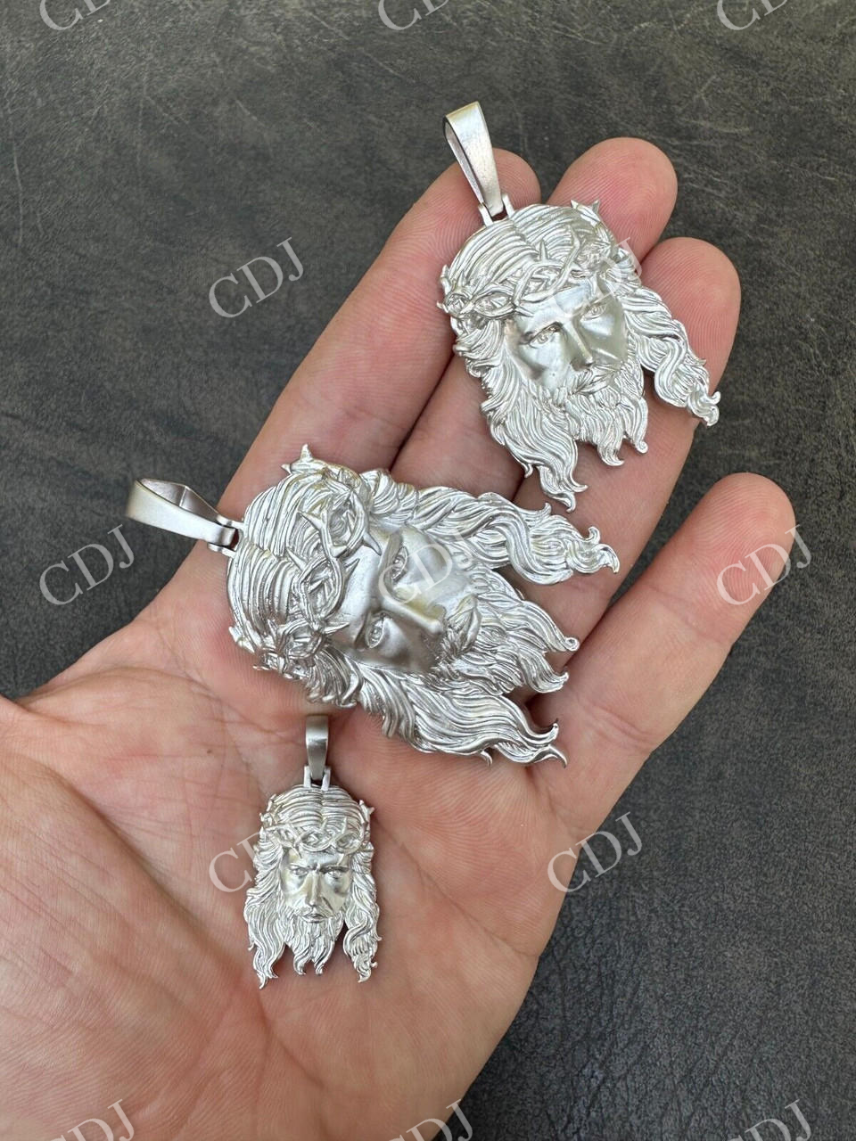 Hip Hop Plain Jesus Piece Pendant  customdiamjewel   
