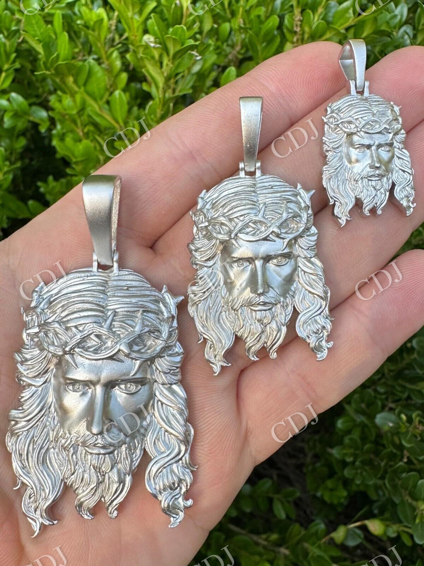 Hip Hop Plain Jesus Piece Pendant  customdiamjewel   